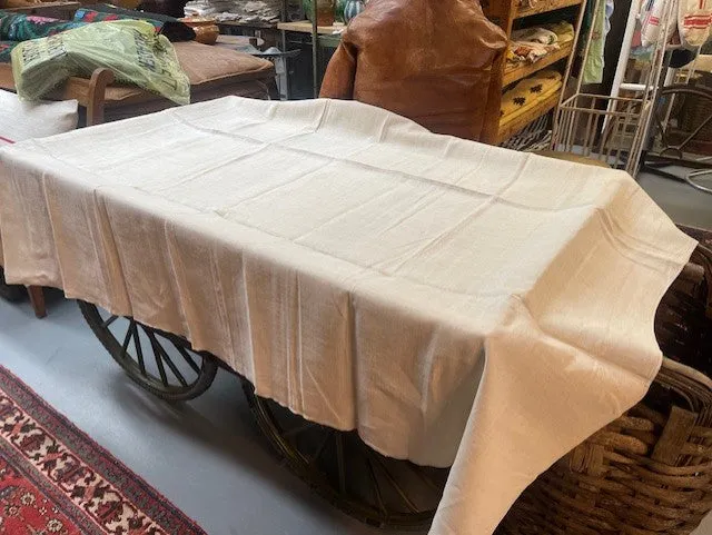 1940s  Linen/Hemp Sheet    #6501  (Read Information About This Item) Byron