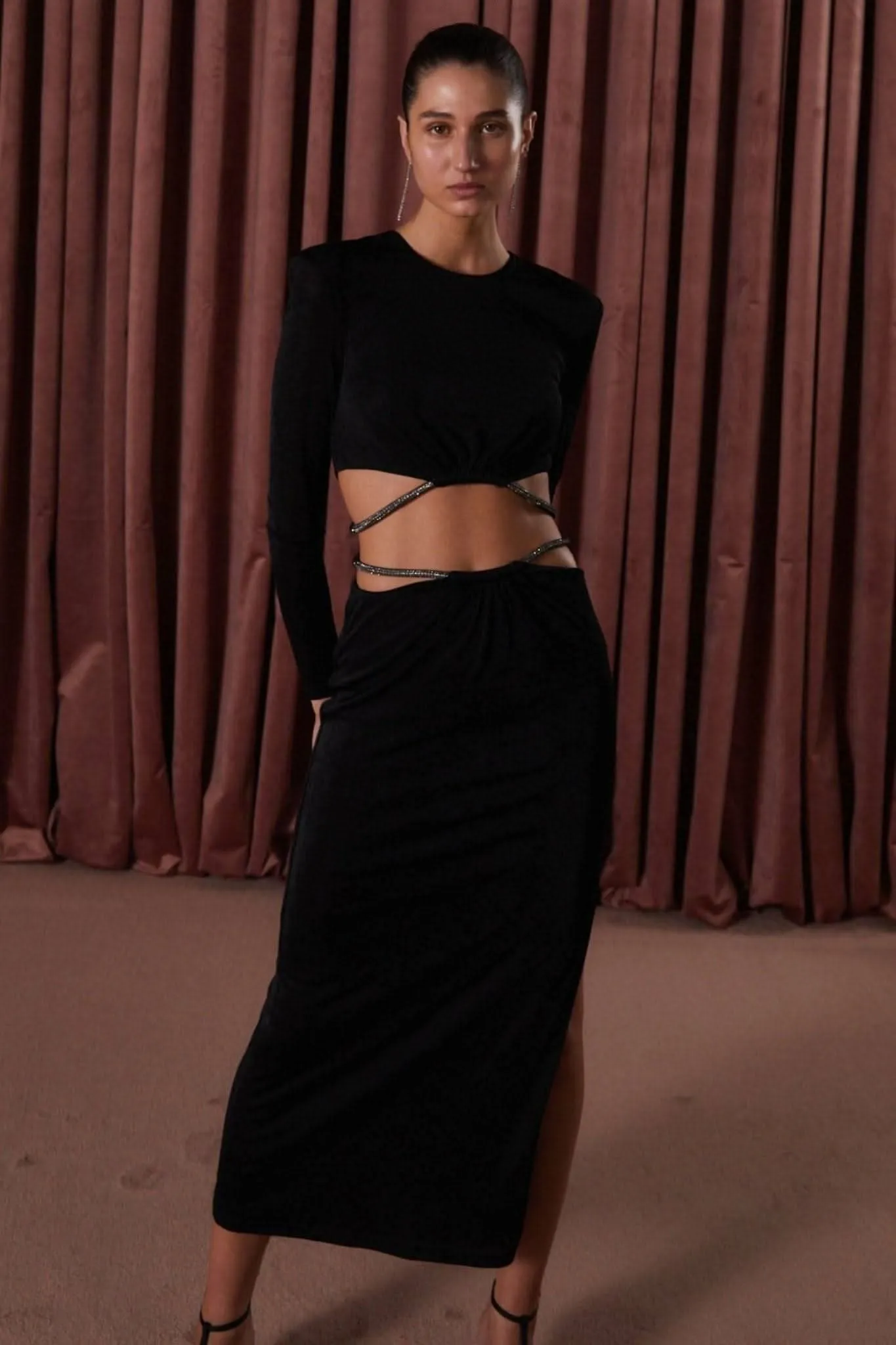 Alina Slinky Jersey Midi Dress