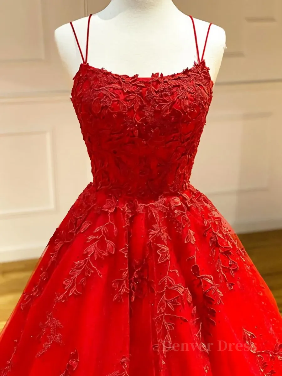 Backless Red Lace Prom Dresses Red Backless Lace Formal Evening Graduation Dresses