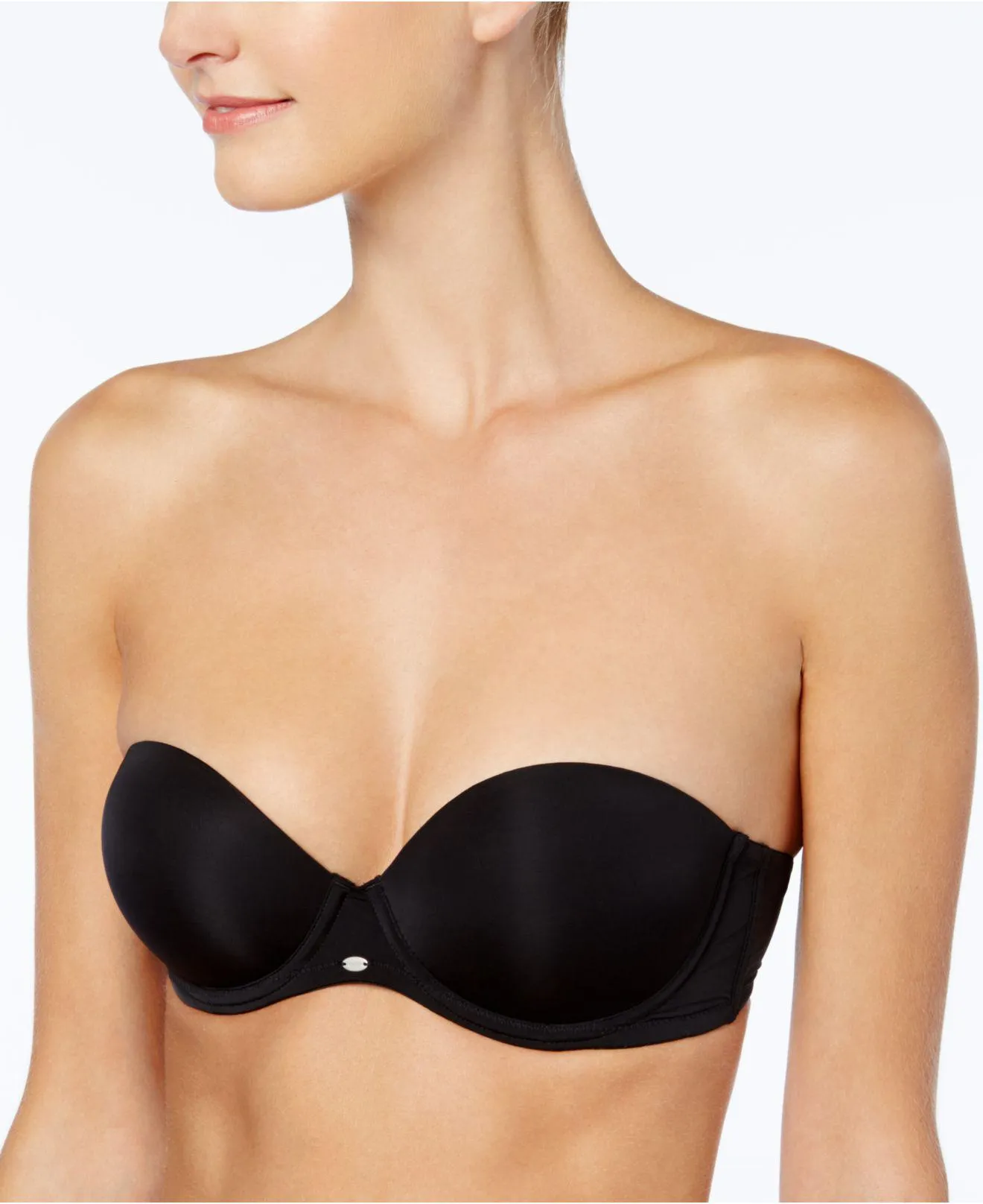 CALVIN KLEIN F3493 NAKED GLAMOUR STRAPLESS T-SHIRT PUSH-UP BRA