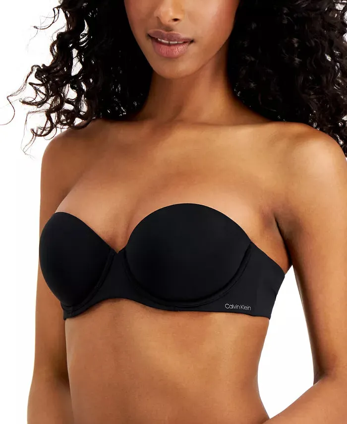 CALVIN KLEIN F3493 NAKED GLAMOUR STRAPLESS T-SHIRT PUSH-UP BRA