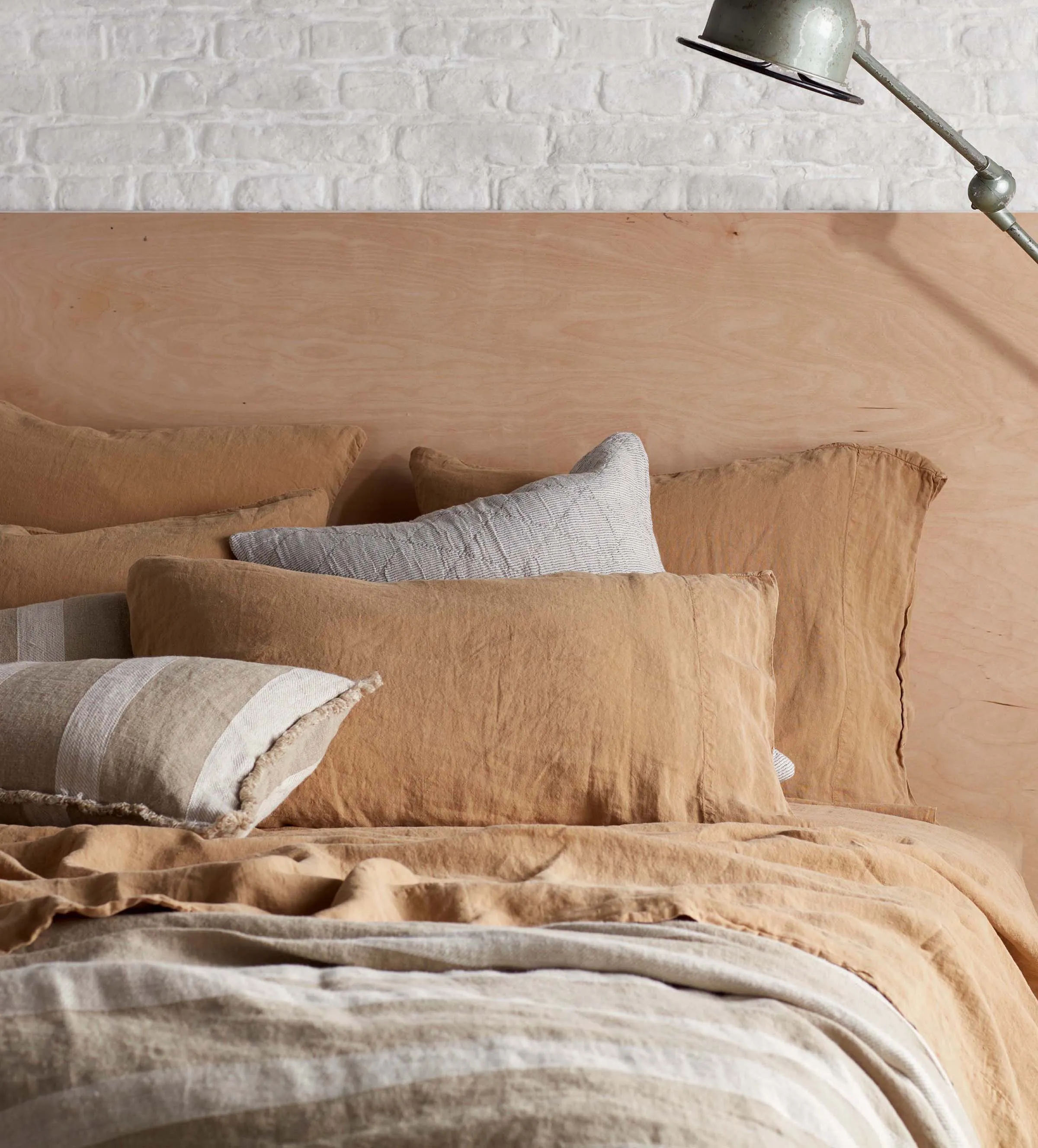Cumin 100% Linen Bed Linen