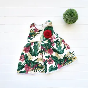Iris Dress in Tropical Garden