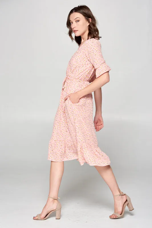 Jessica Floral Wrap Dress