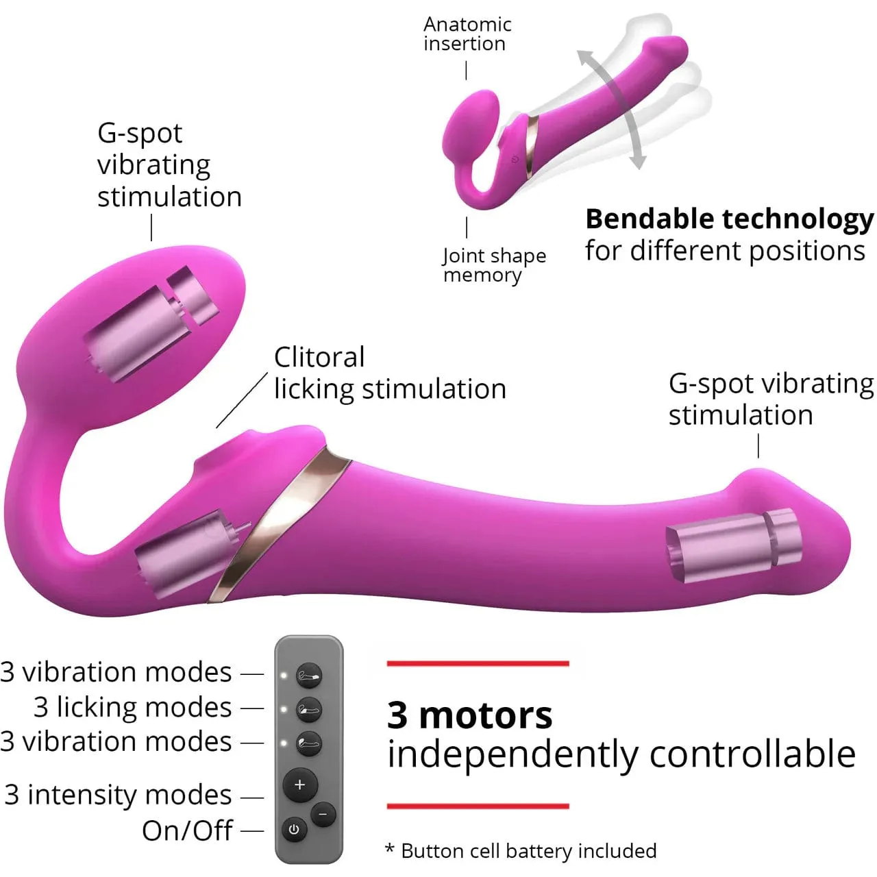 Medium-Sized Strapless Multi-Orgasm Enhancer: Premium Quality