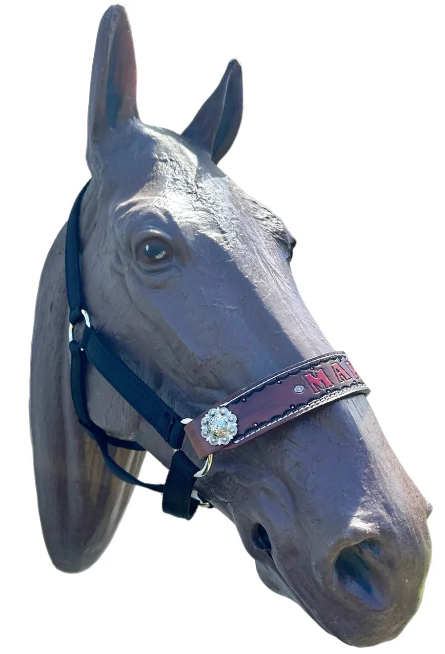 PERSONALIZED   nylon pony or miniature horse  halter many different patterns and colors!