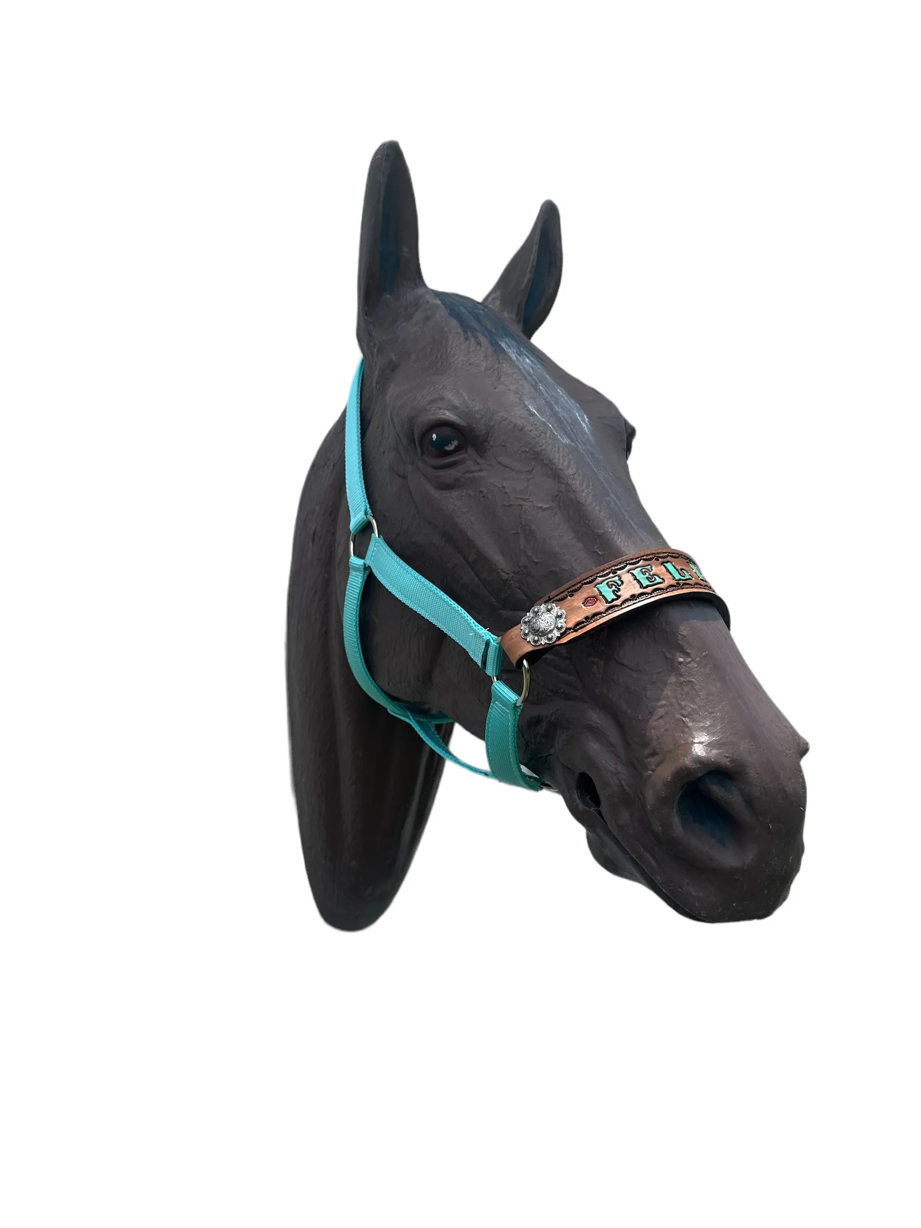 PERSONALIZED   nylon pony or miniature horse  halter many different patterns and colors!