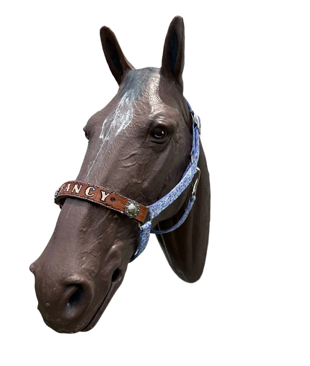 PERSONALIZED   nylon pony or miniature horse  halter many different patterns and colors!