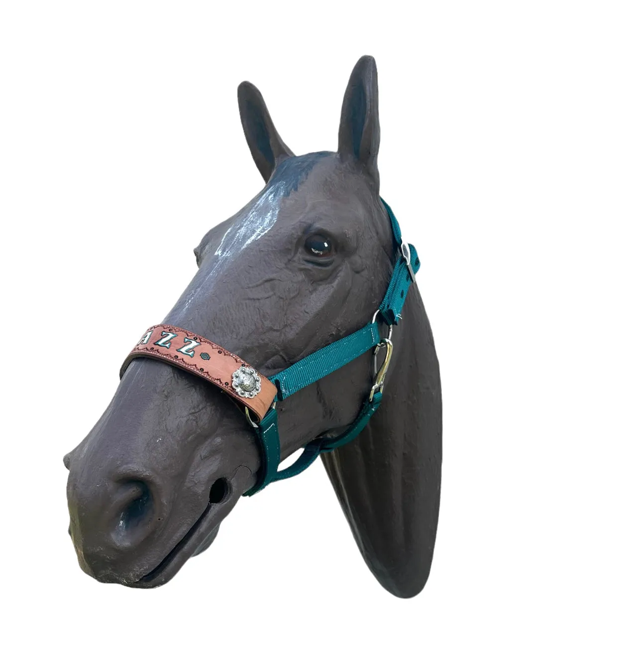 PERSONALIZED   nylon pony or miniature horse  halter many different patterns and colors!