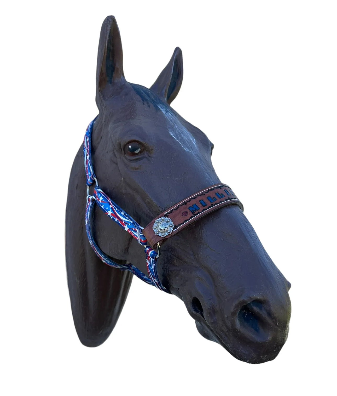 PERSONALIZED   nylon pony or miniature horse  halter many different patterns and colors!