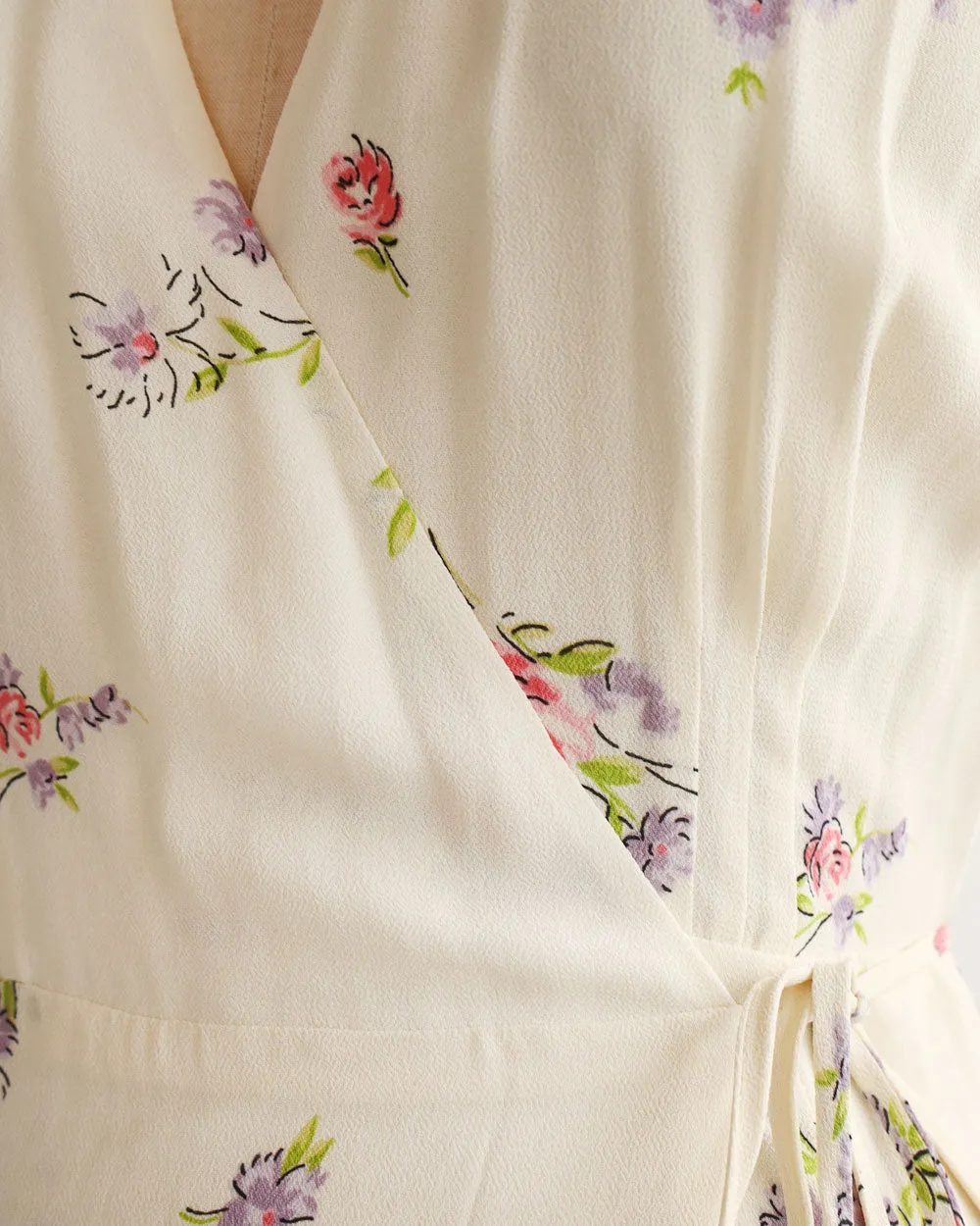 Reformation Floral Wrap Dress