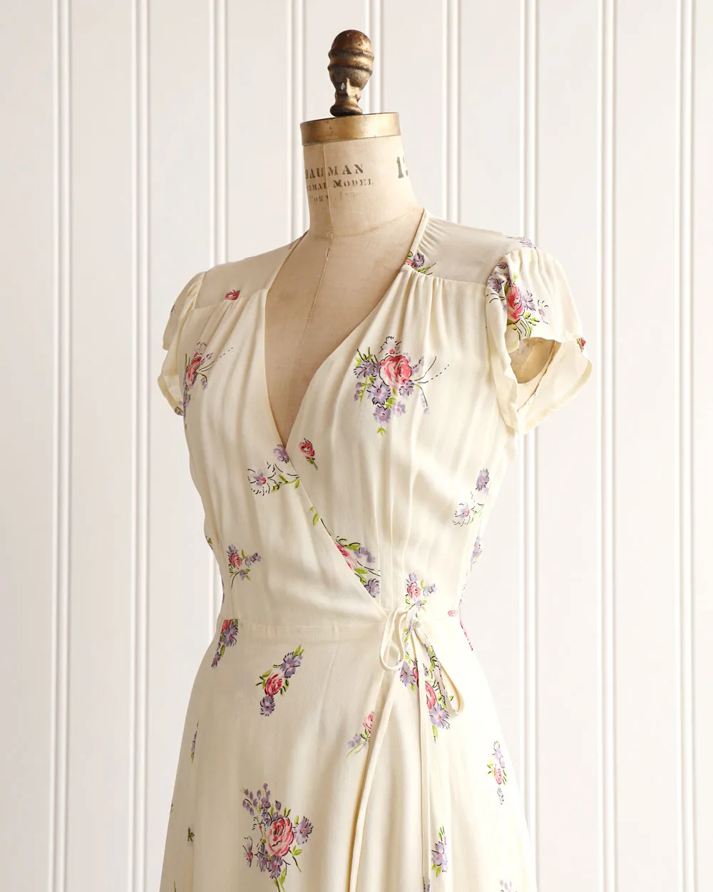 Reformation Floral Wrap Dress