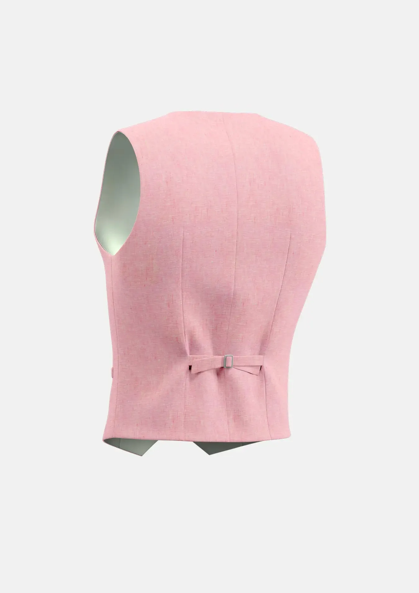 Salmon Linen Vest
