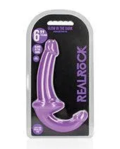Glow-in-the-Dark Realrock 6 Strapless Strap-On Dildo
