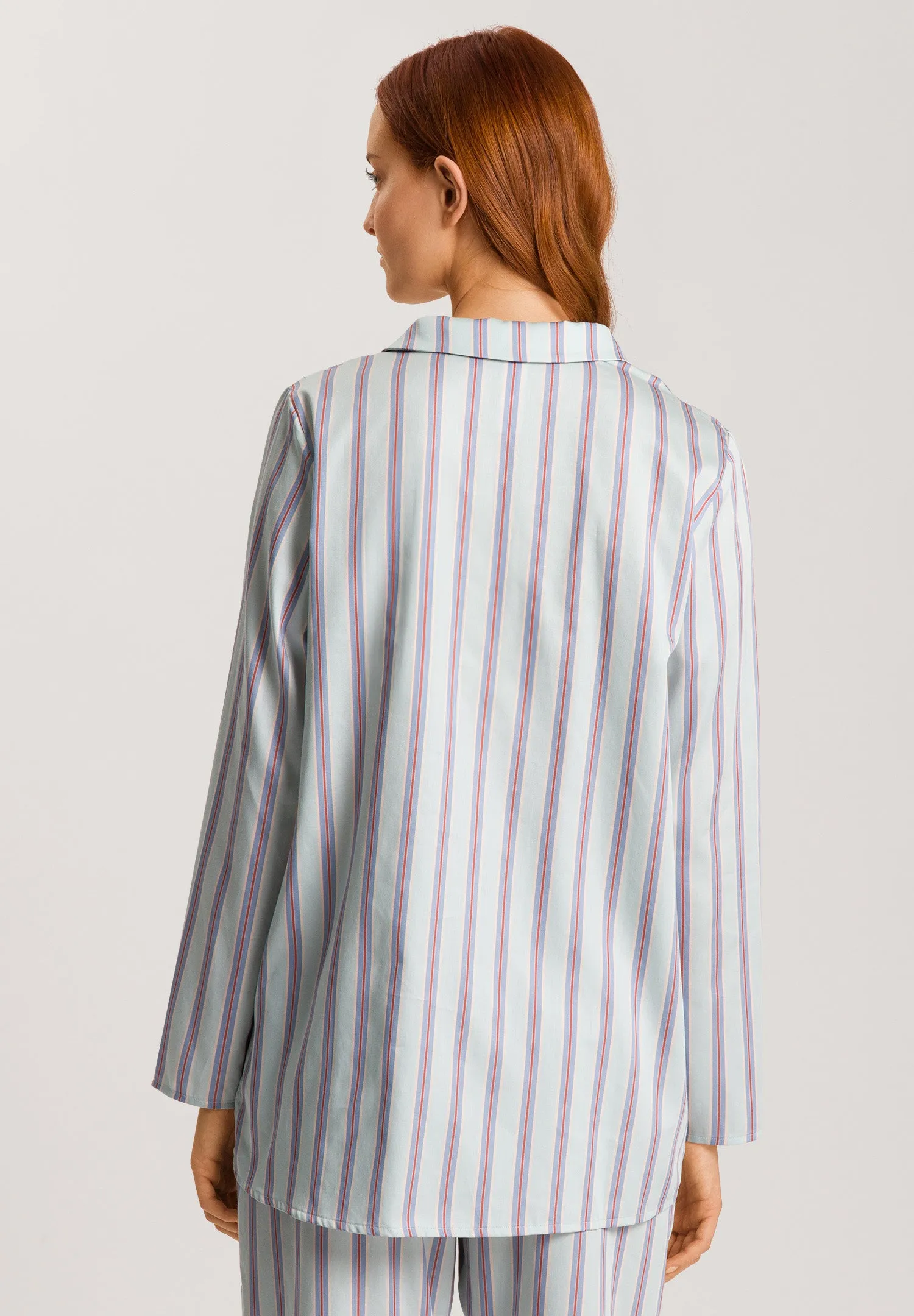 Sleep And Lounge Long Sleeve Pajama Set | Balanced Stripe 72414-2164