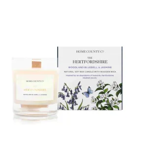 The Hertfordshire - Woodland Bluebell and Jasmine Candle