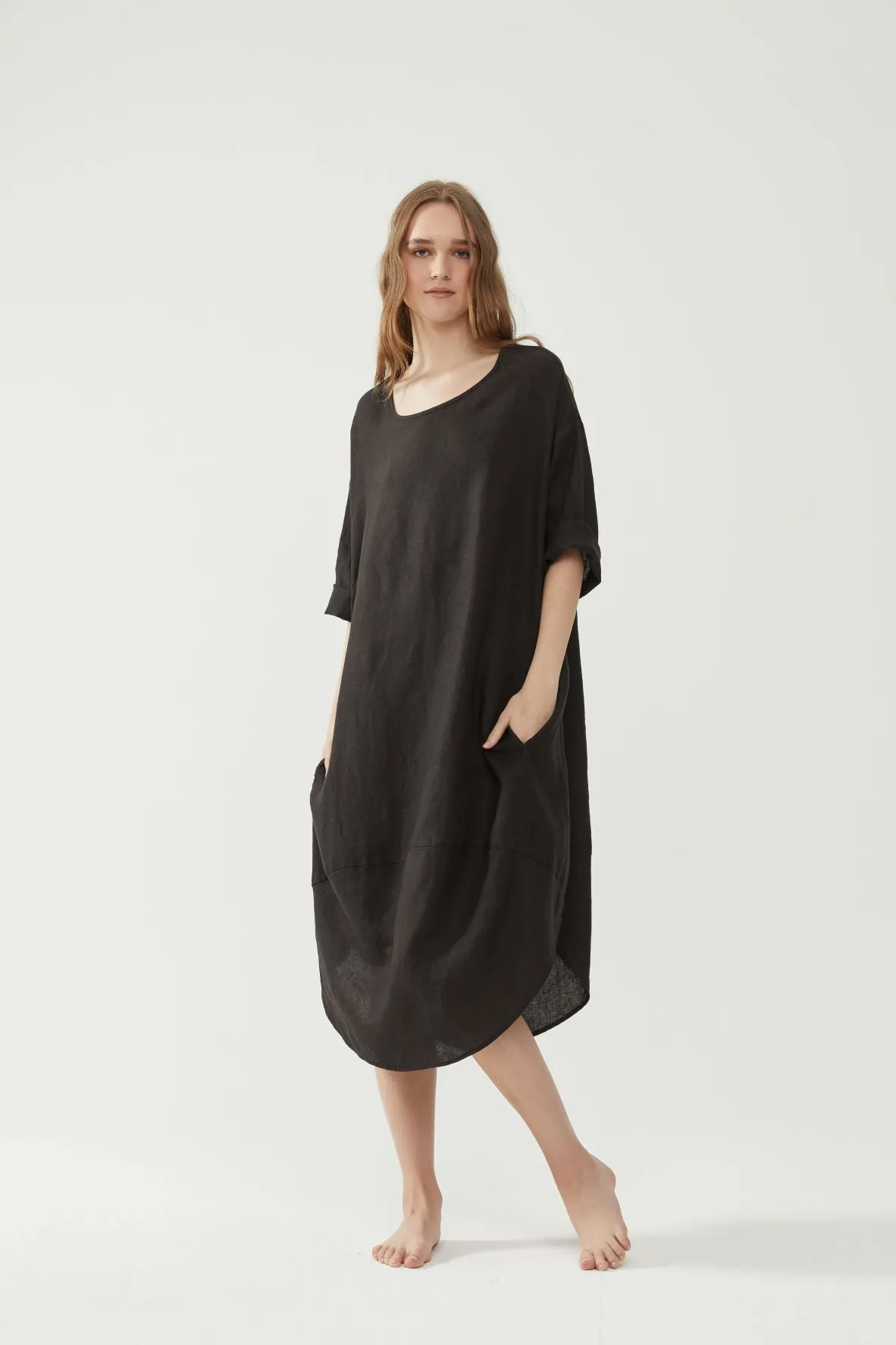 Tulip Dress Black