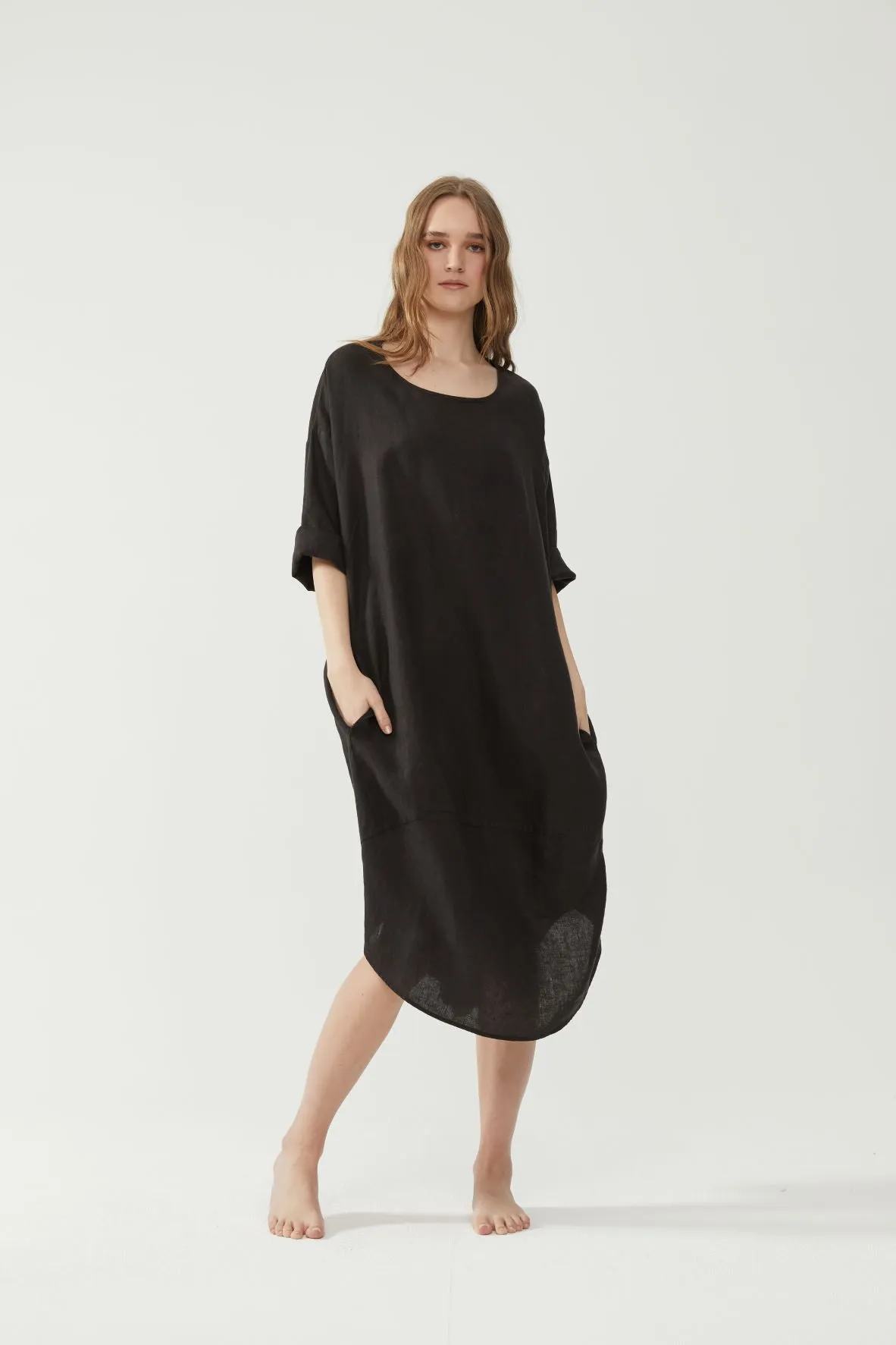 Tulip Dress Black