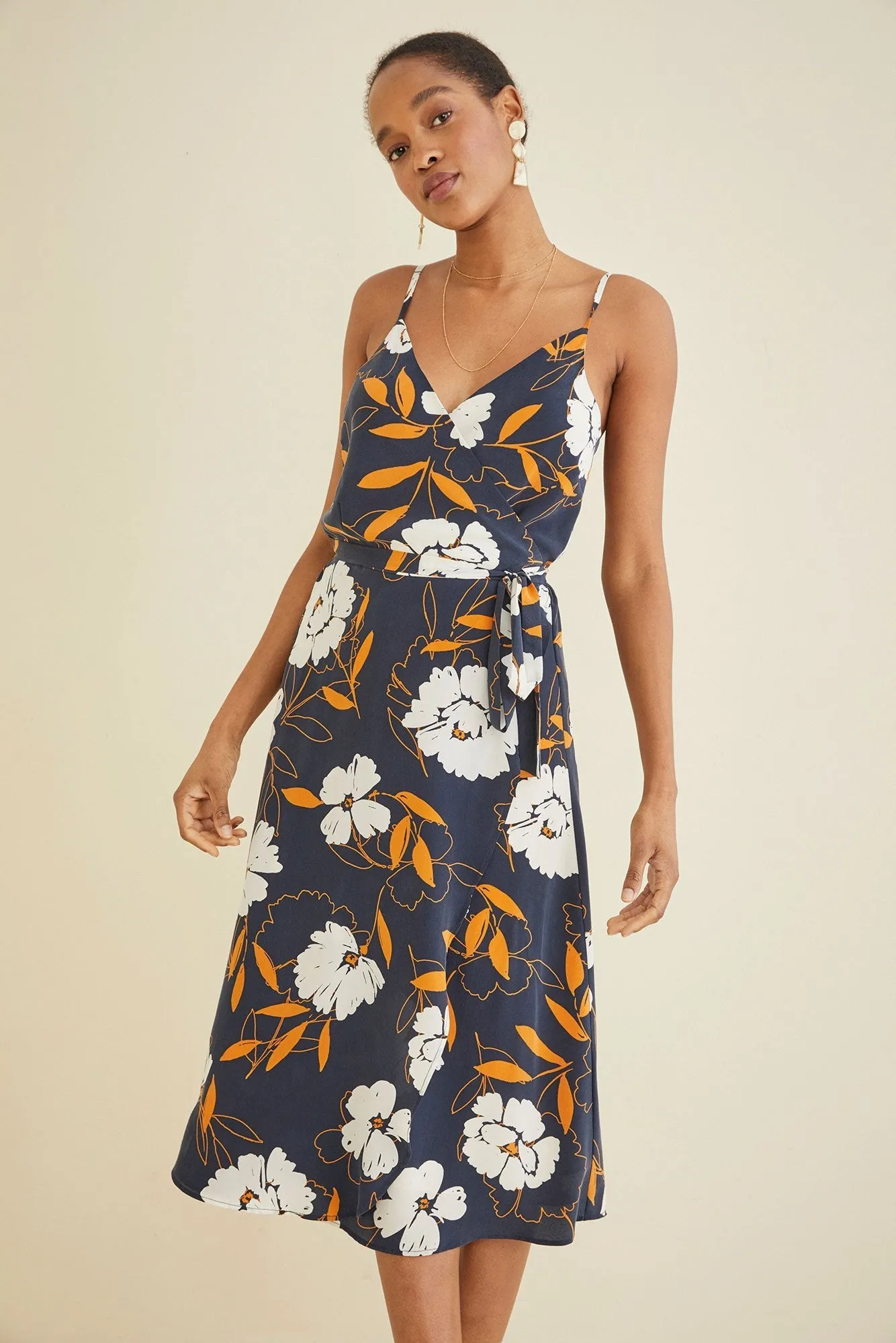 Varden Silk Wrap Dress