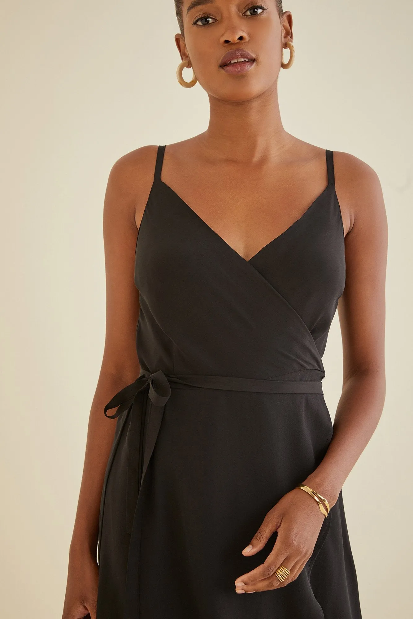 Varden Silk Wrap Dress