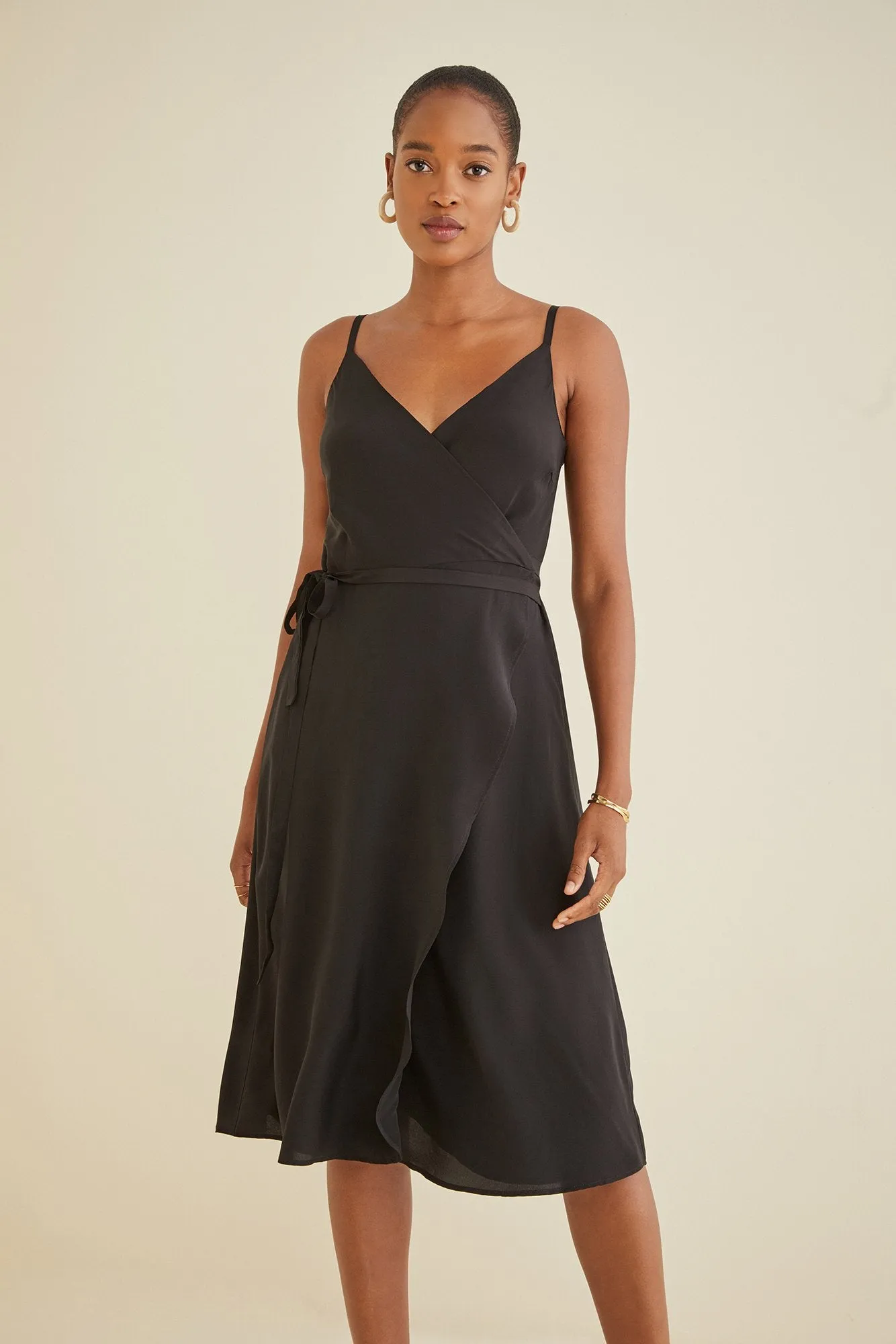 Varden Silk Wrap Dress